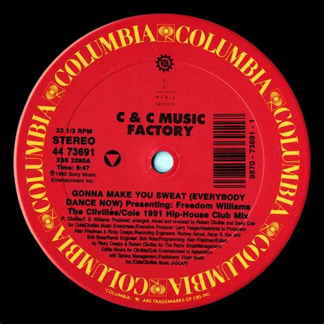 C&C Music Factory - Gonna Make You Sweat (Everybody Dance Now) (Remix) ('91 - US - 12 ...