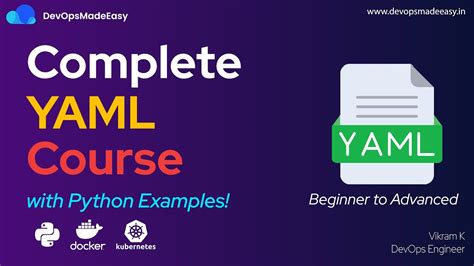 YAML Tutorial for DevOps Explained with PyYAML Python Module - YouTube