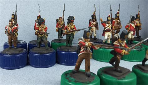 Jabba's Wargaming: Painting a 28mm British Napoleonic Battalion.