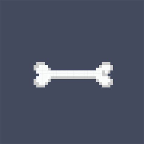 a bone in pixel art style 22911190 Vector Art at Vecteezy