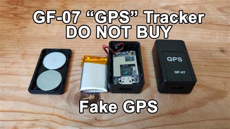 GF-07 GPS Tracker - Dismantle - Fake GPS - Do Not Buy!! - YouTube