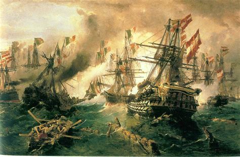 "Naval battle of Lissa" by Konstantinos Volanakis. | Marine painting, Sea battle, Ship art