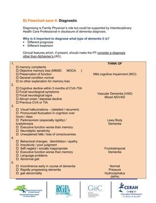 Dementia screening and Assessment | PDF