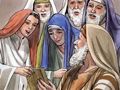 Free Visuals: Birth of John the Baptist Zechariah and Elizabeth have a ...