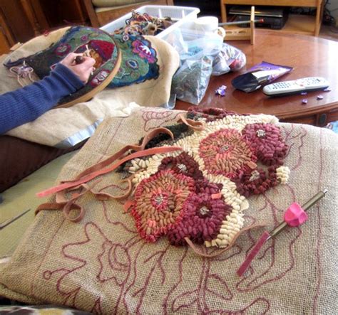 Ann Willey and Brenda Beerhorst rug hooking | Spent the afte… | Flickr