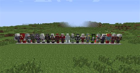 Anniversary- Avengers Initiative Fiskheroes Cosmetic Pack Minecraft Mod