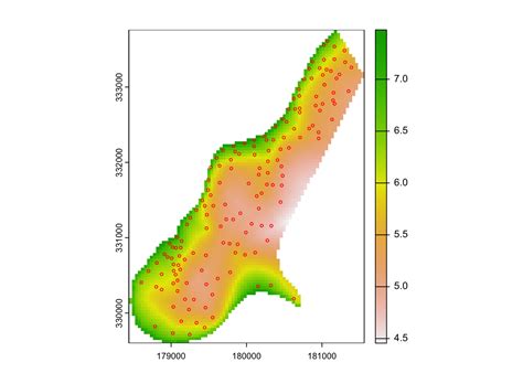 Spatial interpolation in R