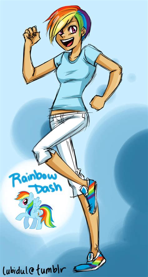 MLP: Human Rainbow Dash by thelifeofabinder on DeviantArt