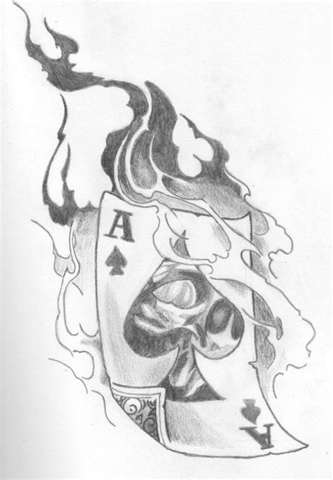 Ace of Spades Tattoo Design