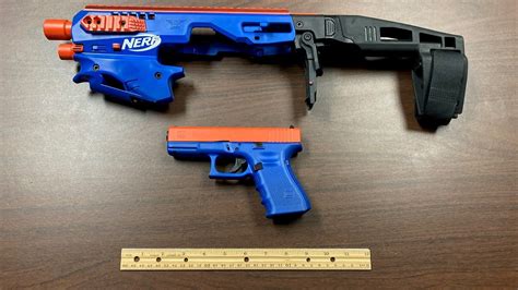 NC cops find Glock disguised as toy Nerf gun during raid