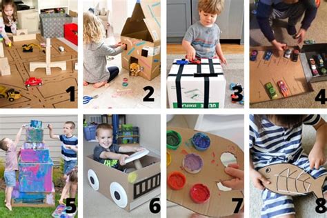 Best Cardboard Box Activities for Kids - Busy Toddler