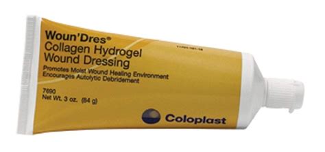 Coloplast Tube Collagen Hydrogel Wound Dressing Rehydrates Eschar, 3oz ...