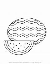 Watermelon Coloring Pages To Download And Print For Free sketch template