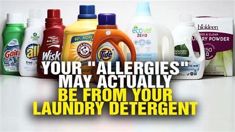 Are Your ALLERGIES Actually Caused by Your Laundry Detergent? (Video)