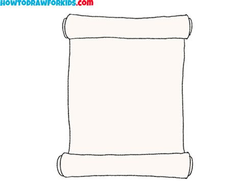 How to Draw a Scroll - Easy Drawing Tutorial For Kids