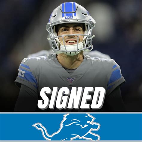 The #Lions are signing QB David Blough... - Lions Fan Report