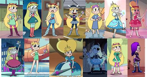 All of Star Butterfly's outfits as of season 2, episode 3 | Star butterfly outfits, Star vs the ...