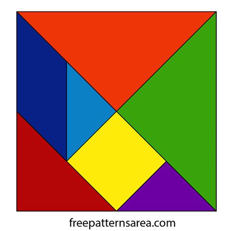 Free Printable Tangram Patterns for Creative Puzzle Making | Tangram ...