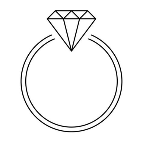 Wedding Rings Coloring Pages Printable PDF - Coloringfolder.com | Ring ...