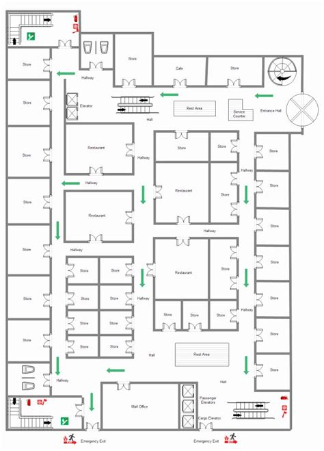 Powerpoint Floor Plan Template Elegant Excellent tool for Mapping Fire Emergency Evacuation Plan ...