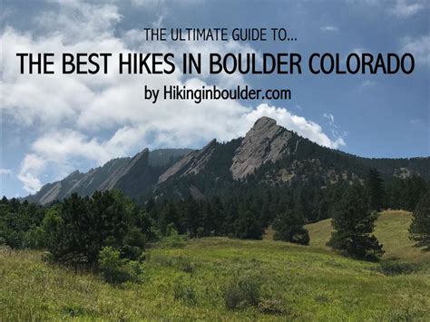 Best Hikes In Boulder Colorado - Hiking In Boulder