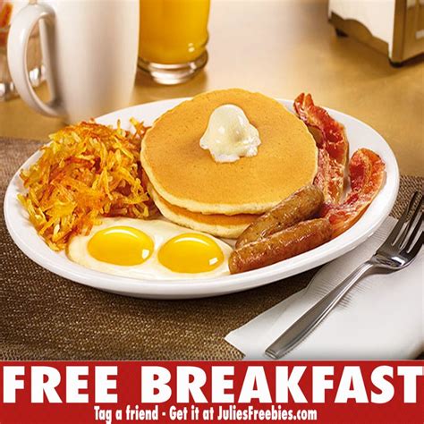 Free Grand Slam Breakfast at Denny's (With Purchase) - Julie's Freebies