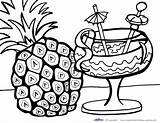 Printable Luau Coloring Page 2 sketch template