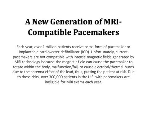 A New Generation of MRI Pacemakers | MD Buyline