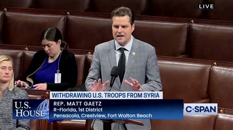 Rep. Matt Gaetz on Twitter: "Warmongers in both parties say keeping ...