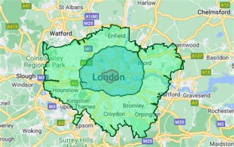 The London roads near the edge of Kent that escape the ULEZ charge - TransLogistics