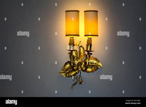 Metal wall lamp hi-res stock photography and images - Alamy