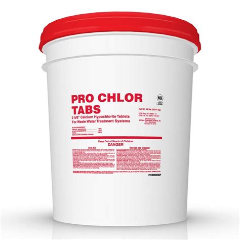 PRO CHLOR TABS 45 lbs. Aerobic Septic Tablets 47045 - The Home Depot ...