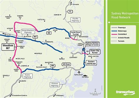 Sydney Toll Roads Map