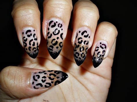 LUXE 11: Ombre cheetah print nails