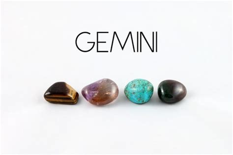 Gemini Zodiac Stone Set Stones for Gemini Gift for Gemini | Etsy