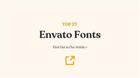 Envato Typography Collection: 27 Envato Fonts You Can't Miss