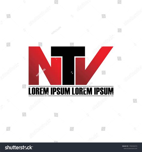 Ntv Letter Monogram Logo Design Vector Stock Vector (Royalty Free) 1790536919 | Shutterstock