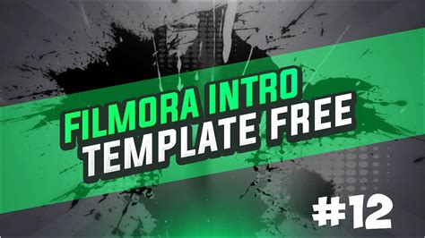 Wondershare Filmora Intro Template 12 Free Download - YouTube