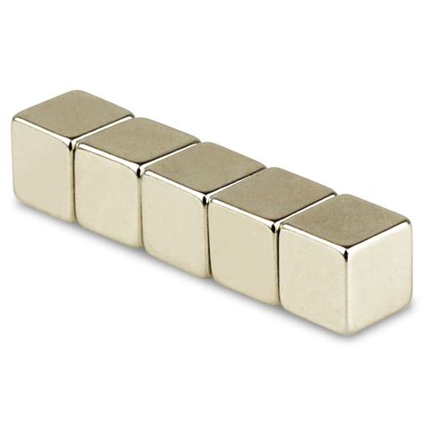 OMO MAGNETS Magnet Cube 10*10*10mm 5pcs N50 Grade Magnet Disc Neodymium Strong cube Magnets Rare ...