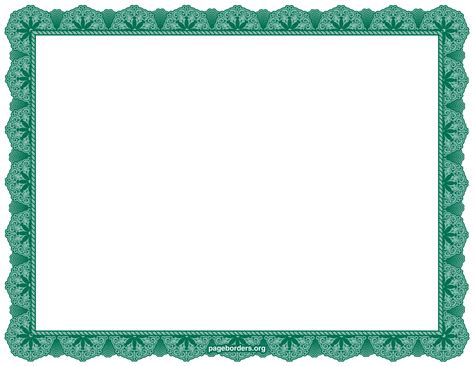 Blank Golden Green Certificate Frame Certificate Fram - vrogue.co