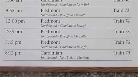 CHARLOTTE N.C. AMTRAK STATION SCHEDULE - YouTube