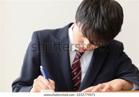 Hands High School Students During Test Stock Photo 2232779071 ...