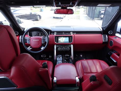 Range Rover Autobiography Interior Red - Home Alqu