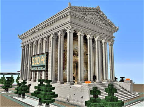 Corinthian Roman Temple Minecraft Map