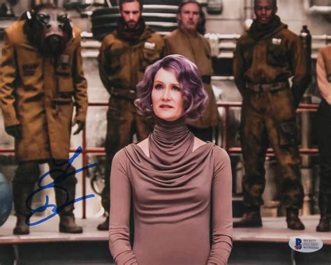 Signed "Star Wars: The Last Jedi" Laura Dern Photo | Verified Insignia