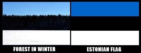 Images and Places, Pictures and Info: estonian flag winter