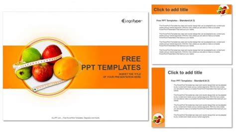 Diet and nutrition PowerPoint Templates