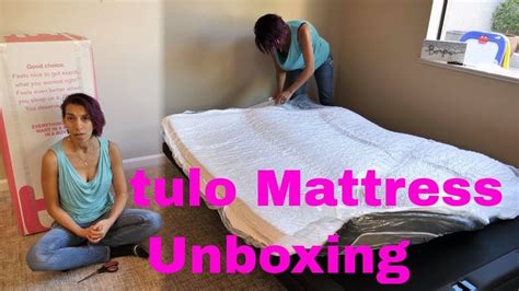 My twin & I do a tulo Mattress Unboxing (you can test one at any ...