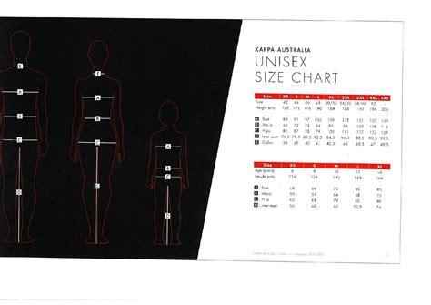 Kappa Size Chart - The Football Corner