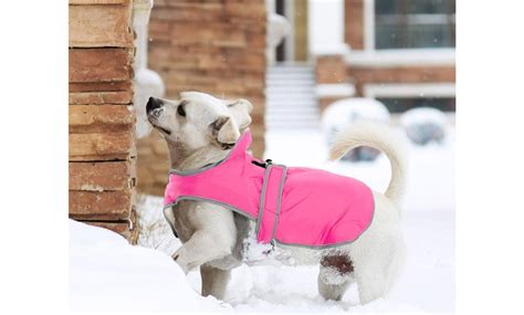 Up To 80% Off on Reflective Dog Winter Coat Wa... | Groupon Goods